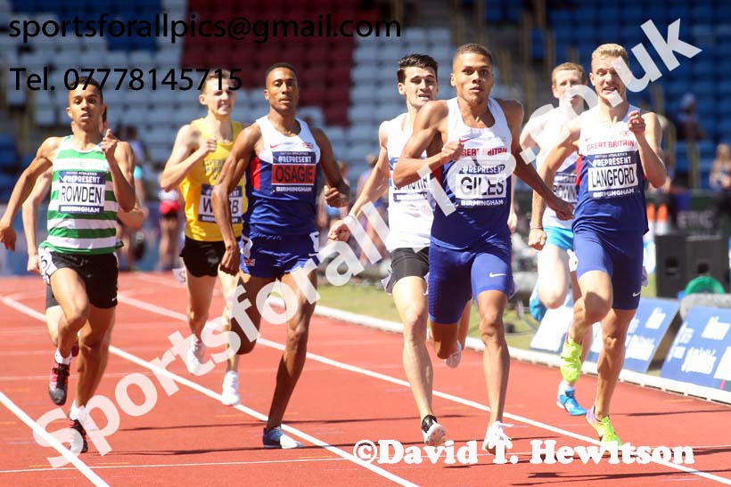 Mens 800 metres, World Championship Team Trials, Alexander Stadium, Birmingham